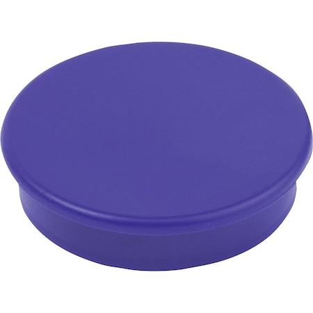 Kipp Magnet Retaining Magnet H=7 Hard Ferrite, Round, Comp:Plastic, Comp:Blue, D=20 K1398.202
